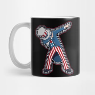 Independence Day Gifts Funny Dabbing Shirt Patriotic Sam United States Of America Mug